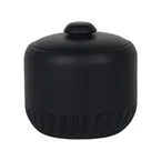 Boîte à coton NANDOR noir