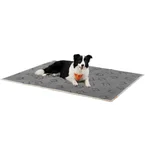 Couverture pour chien FEANDREA Tissu gris