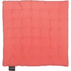 Coussin d'assise Monaco 40x40x4cm abricot - Matérial: Coton