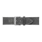 Bracelet de montre Toile Argent Gris 20 mm