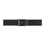 Bracelet de montre maille noir 12 mm