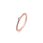 Bague Étoile du Nord en or rose