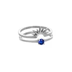 Aurora Solar Duet Bague Argent