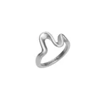 Waves Curve Bague Argent
