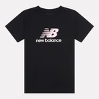 G NEW BALANCE JERSEY STACKED LOGO TEE