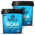 2 x BCAA Mega Caps (je 400 Kapseln)