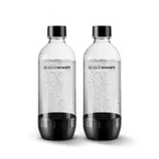 2x 1 l Bouteille en plastique Regular TP black DWS