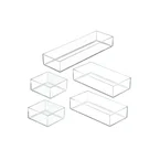 Clarité de l'organisateur de tiroir (5 parties)