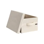 SOFT ll Boîte de rangement Beige S - 36 x 27 x 19 cm