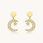 totwoo X Moon&Boucle d'oreille étoilée