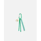 Portachiavi con scoubidou e logo Love Birds