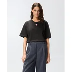 T-shirt ricamo cuore