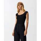 Top a costine con logo Love Birds