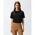 T-shirt logo strass