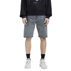 Washed Waxed Denim Shorts