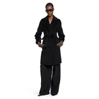 Wool Beaver Cloth Robe Coat