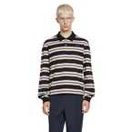 Striped Cotton Polo Shirt