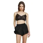 Sheer Lace Trim Bralette