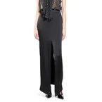 Crepe Envers Satin Tailored Maxi Skirt