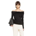 Wool Off-The-Shoulder Top