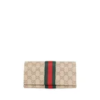 GG Coated Canvas and Web Pouc
