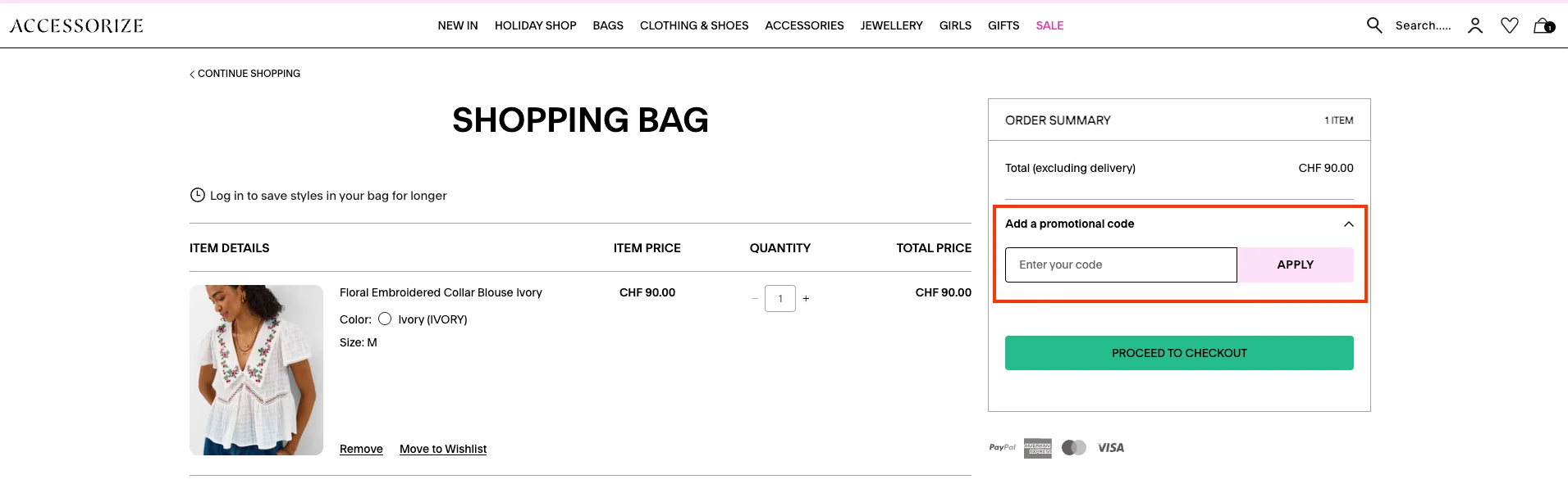 Comment utiliser le code promo ? - Accessorize