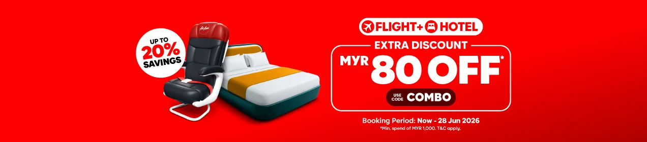 Preuve du coupon - Air Asia - Code promo Air Asia : [[MYR 800 de réduction]] sur vol + hôtel dès MYR 1000