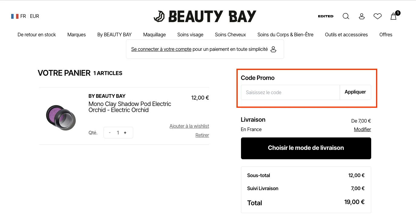 Comment utiliser le code promo ? - Beauty Bay