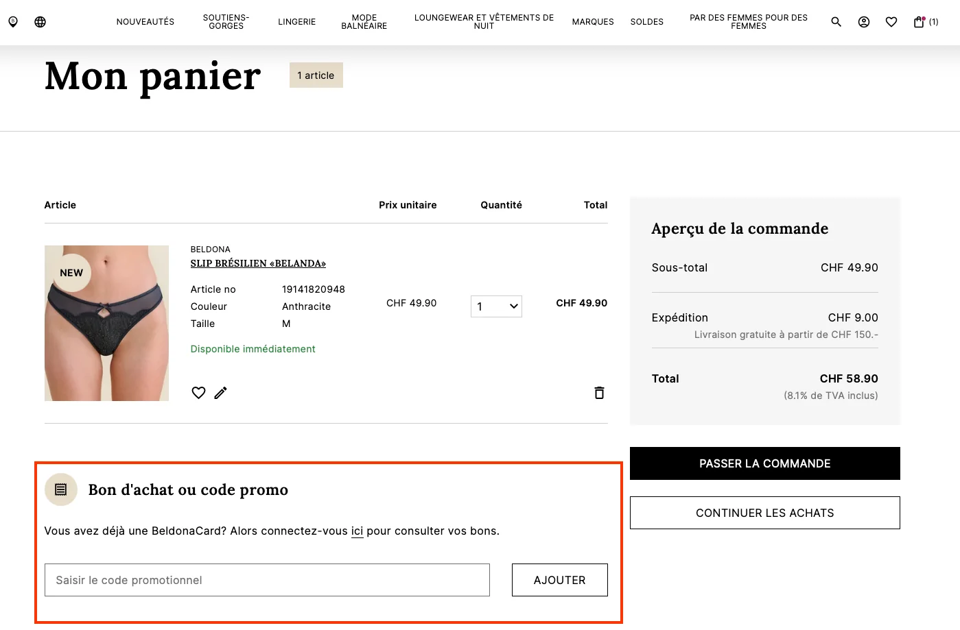 Comment utiliser le code promo ? - Beldona