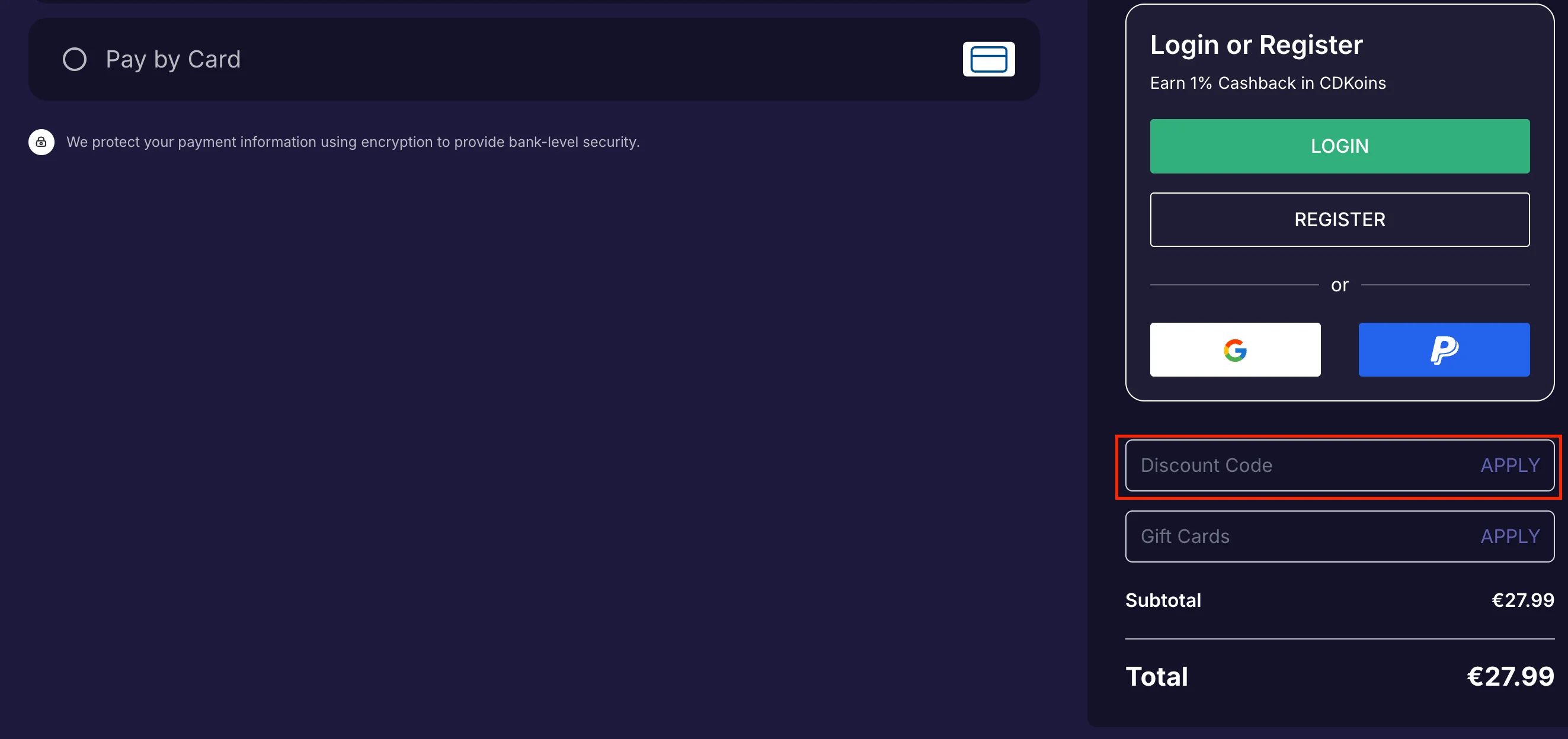 Comment utiliser le code promo ? - CDKeys