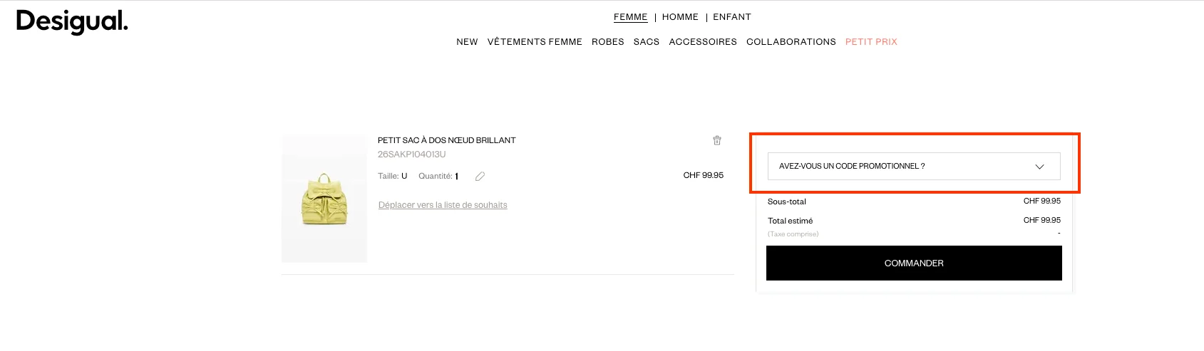 Comment utiliser le code promo ? - Desigual