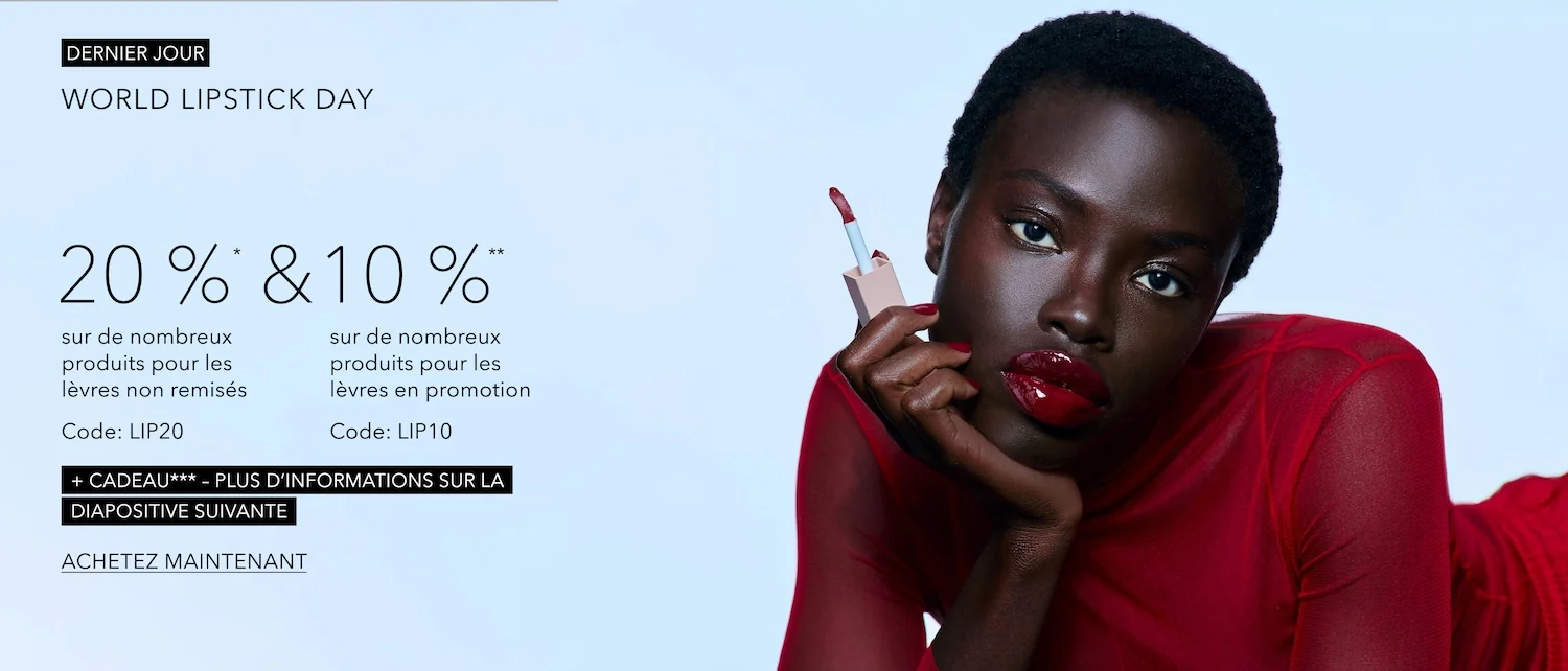 Preuve du coupon - Douglas - Code promo Douglas : [[20% lèvres]] sur produits non remisés