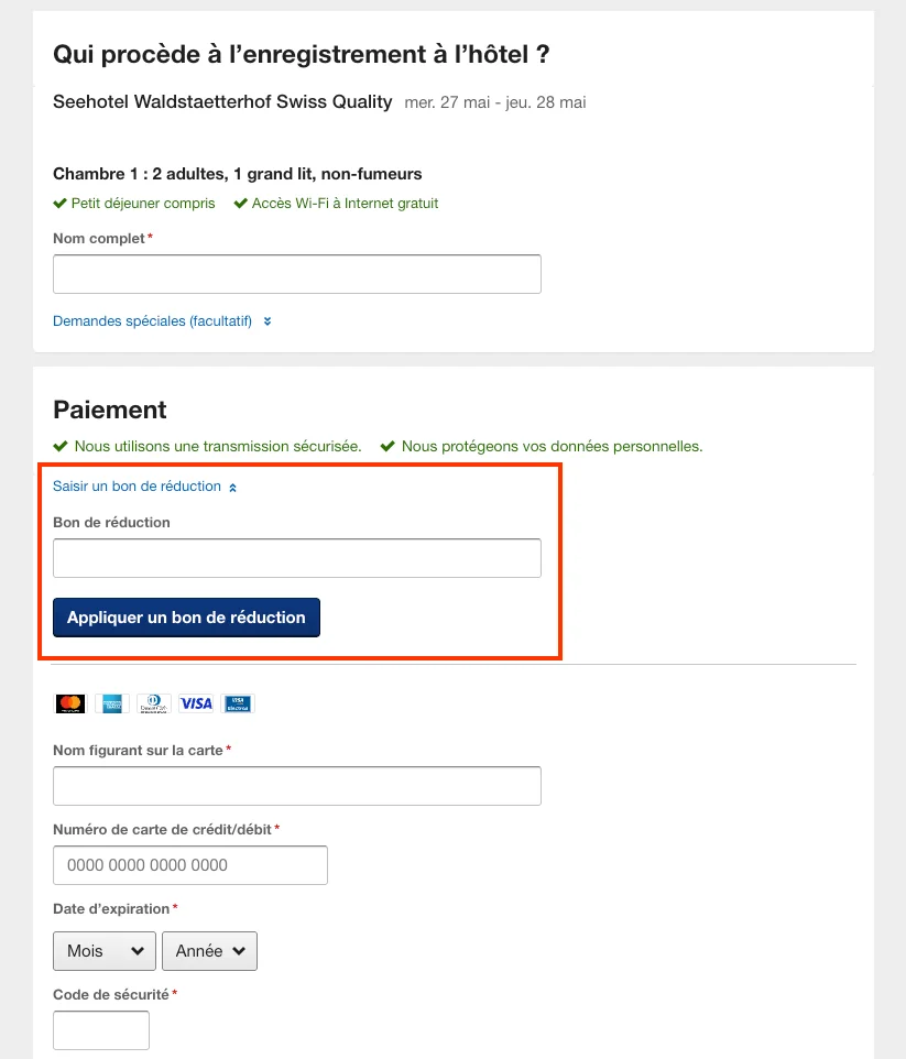 Comment utiliser le code promo ? - Ebookers