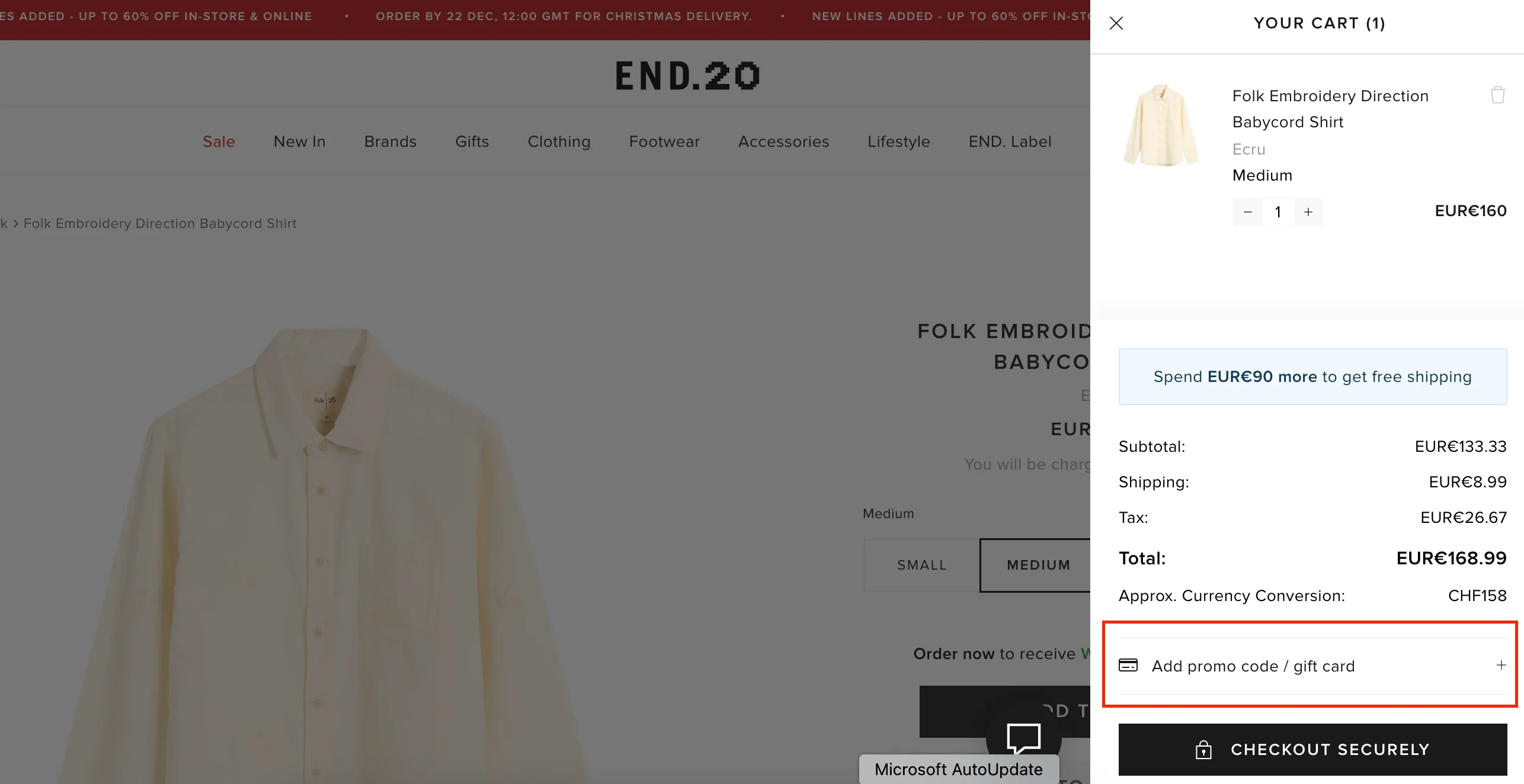 Comment utiliser le code promo ? - End Clothing