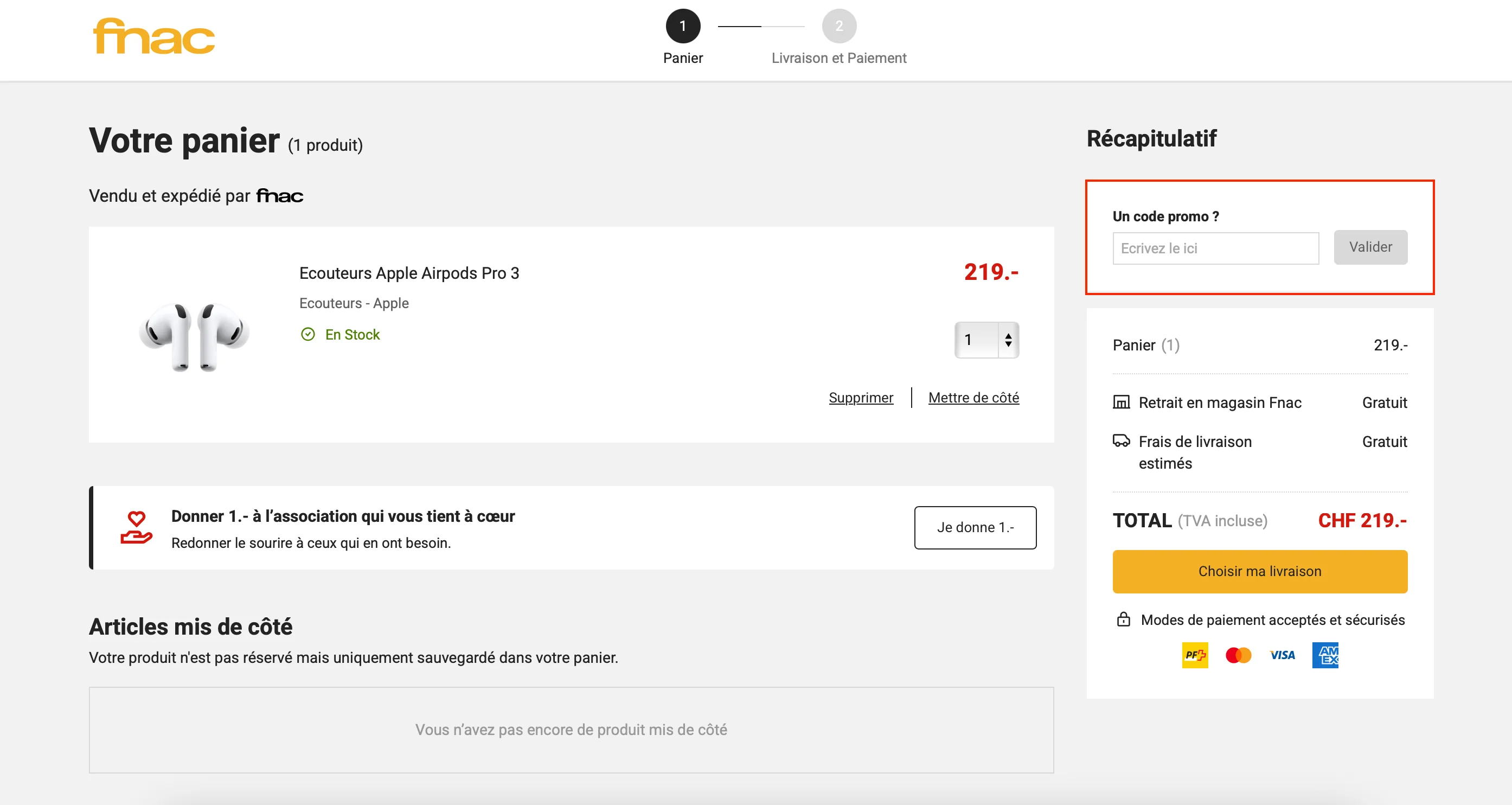 Comment utiliser le code promo ? - Fnac
