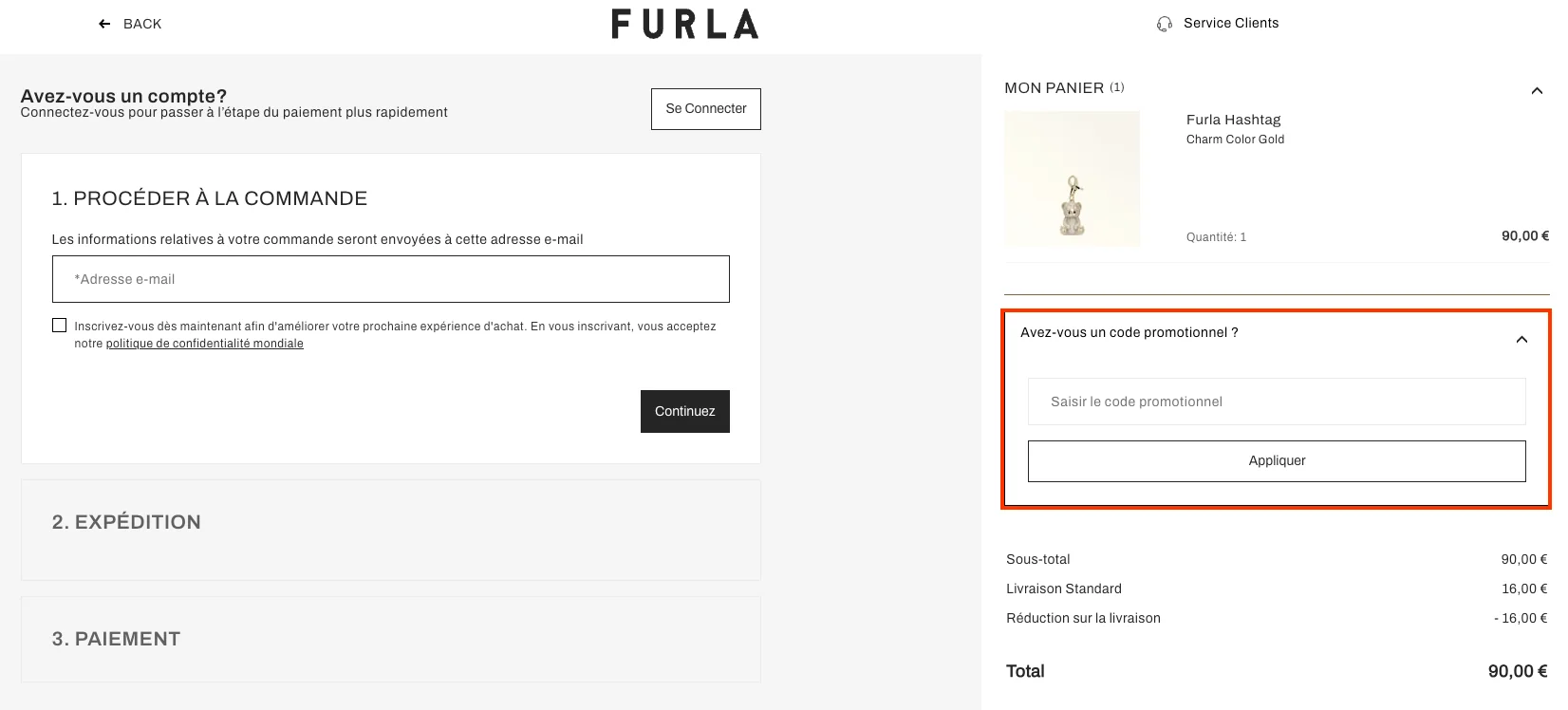 Comment utiliser le code promo ? - Furla
