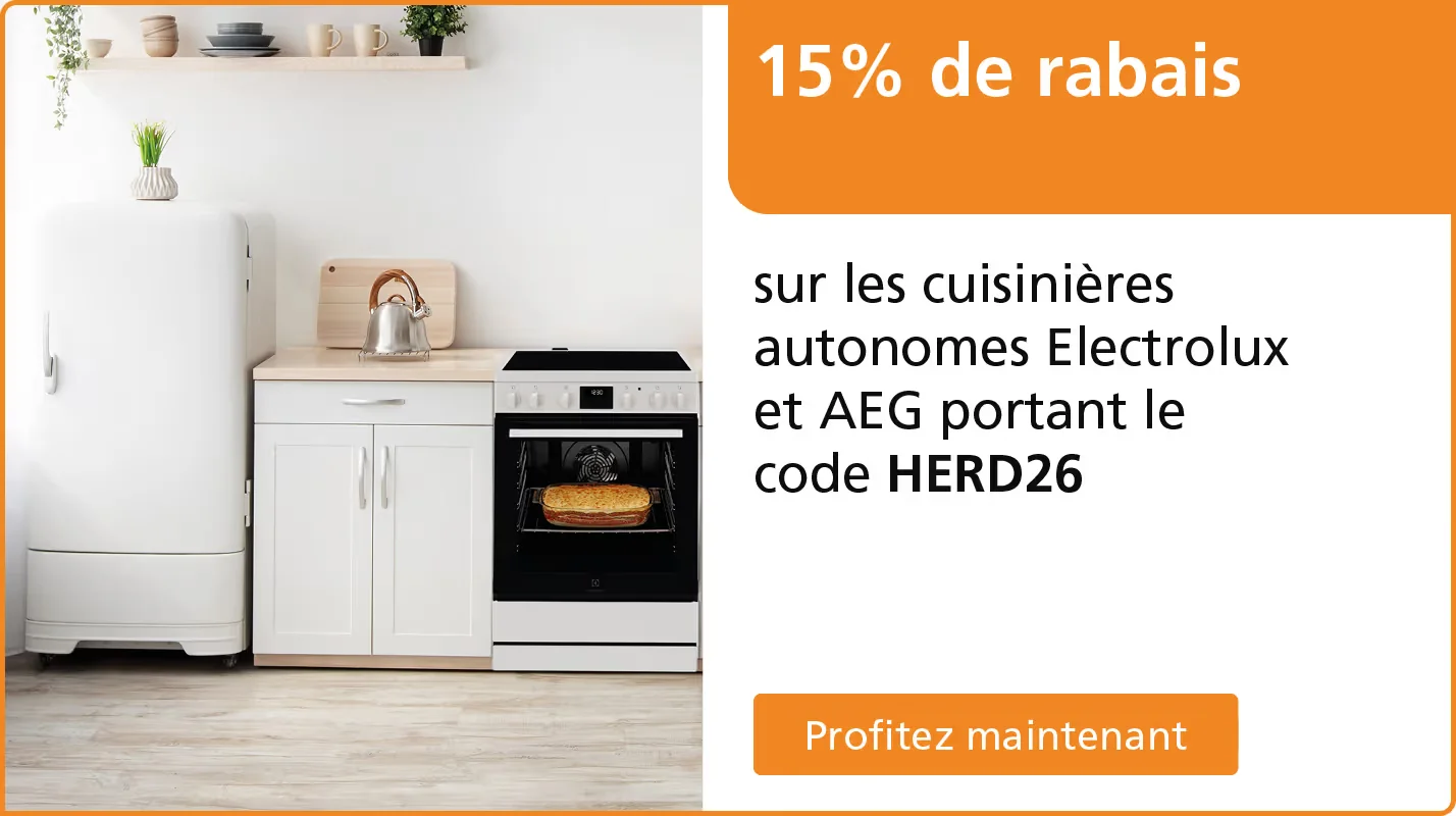 Preuve du coupon - Fust - Fust code promo : [[15% de rabais]] sur cuisinières autonomes Electrolux et AEG