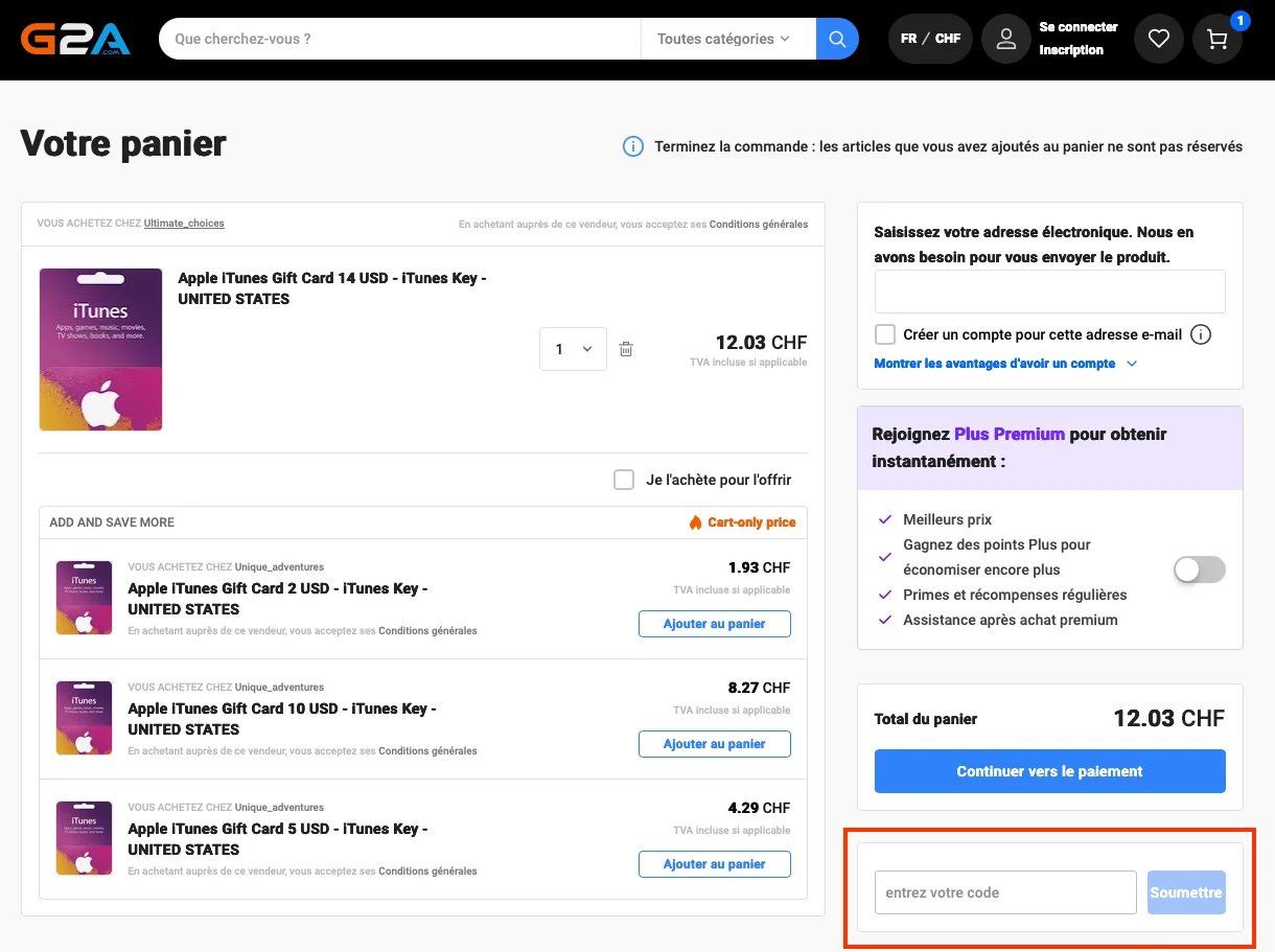 Comment utiliser le code promo ? - G2A