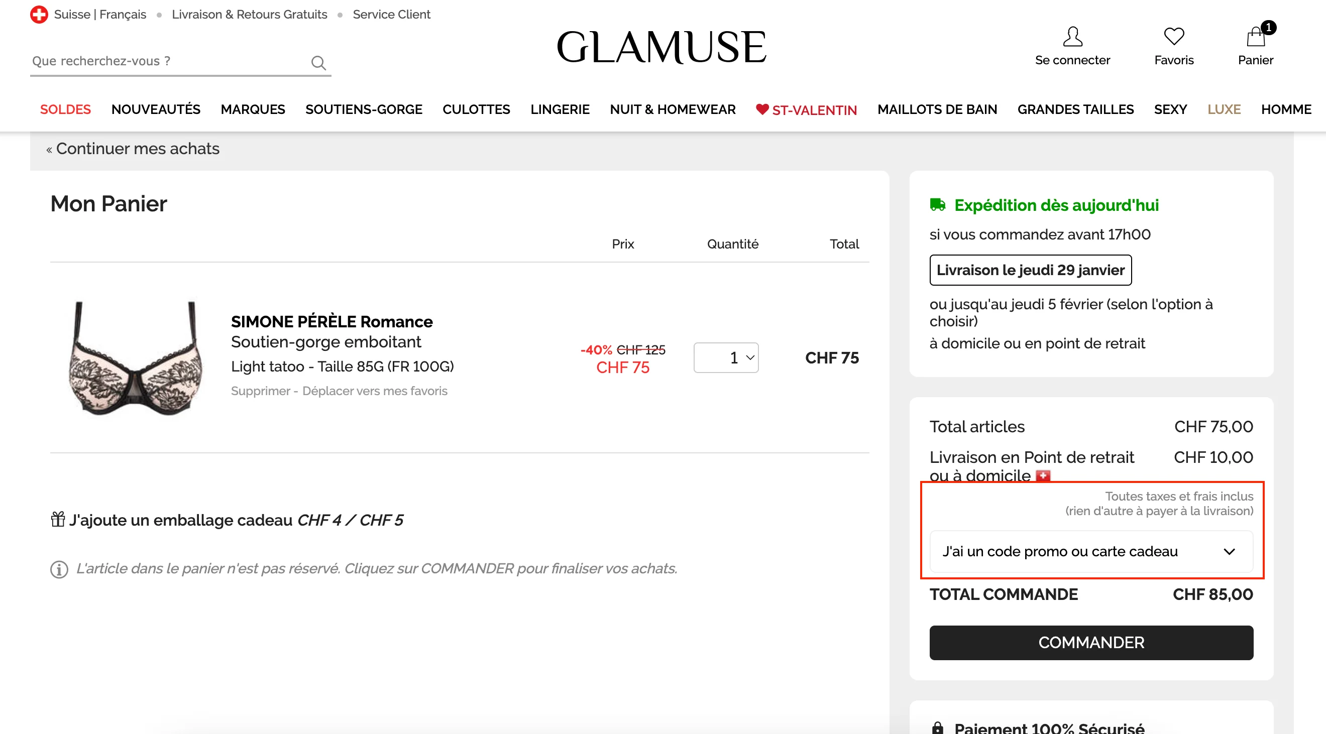 Comment utiliser le code promo ? - Glamuse