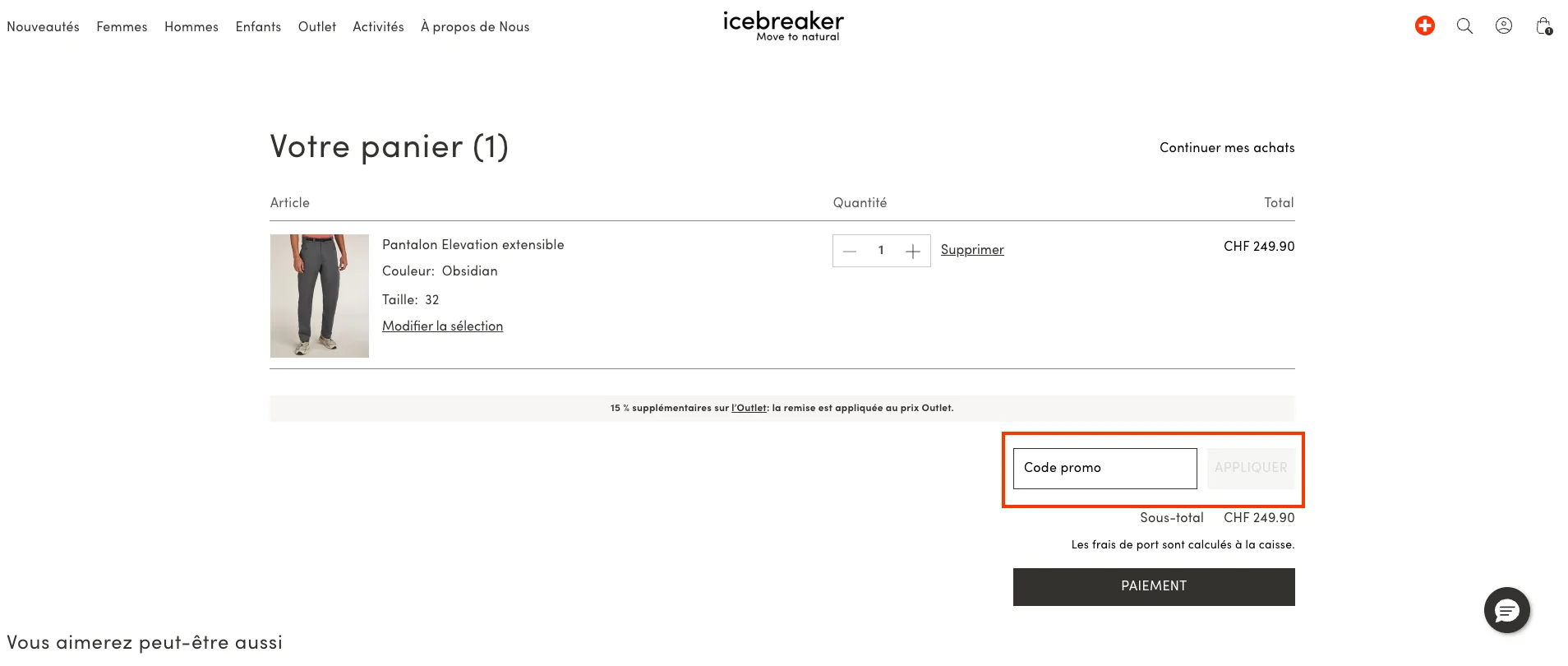 Comment utiliser le code promo ? - Icebreaker