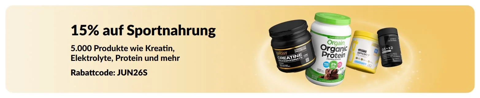 Preuve du coupon - iHerb - Code promo iHerb : [[15% de réduction]] sur 5 000 produits sport