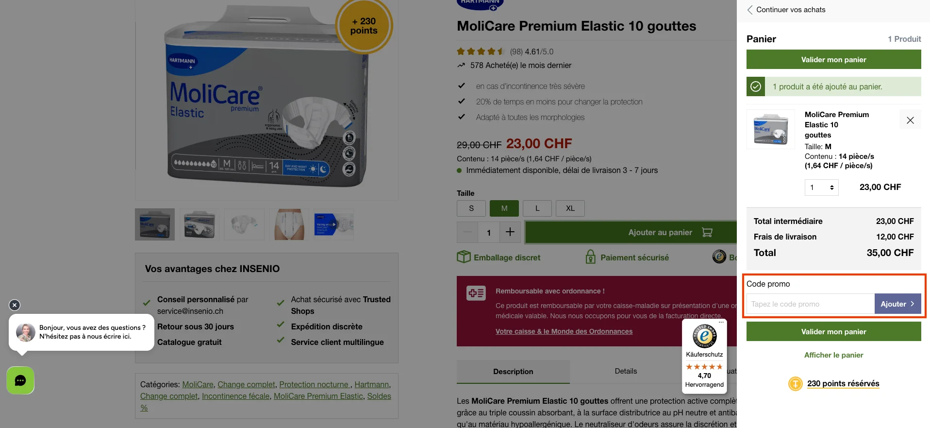 Comment utiliser le code promo ? - INSENIO