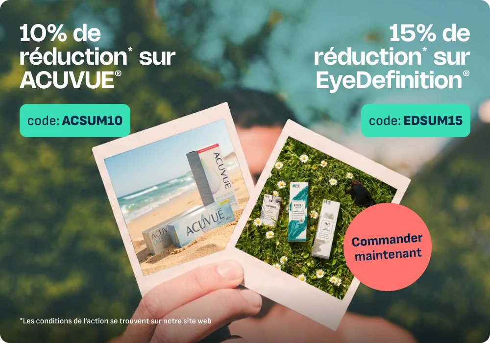 Preuve du coupon - LensVision - LensVision code promo : [[10% de réduction]] sur ACUVUE