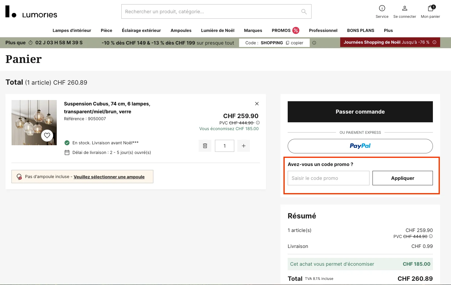 Comment utiliser le code promo ? - Lumories