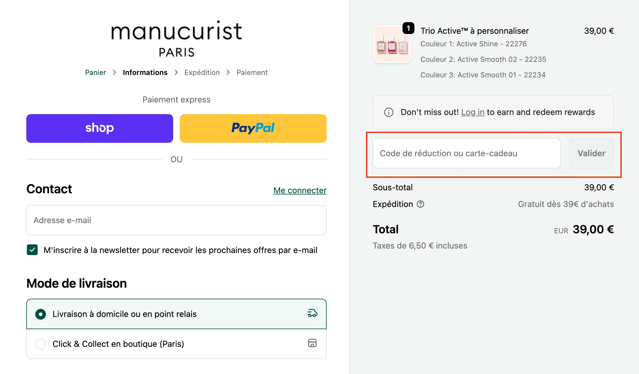 Comment utiliser le code promo ? - Manucurist