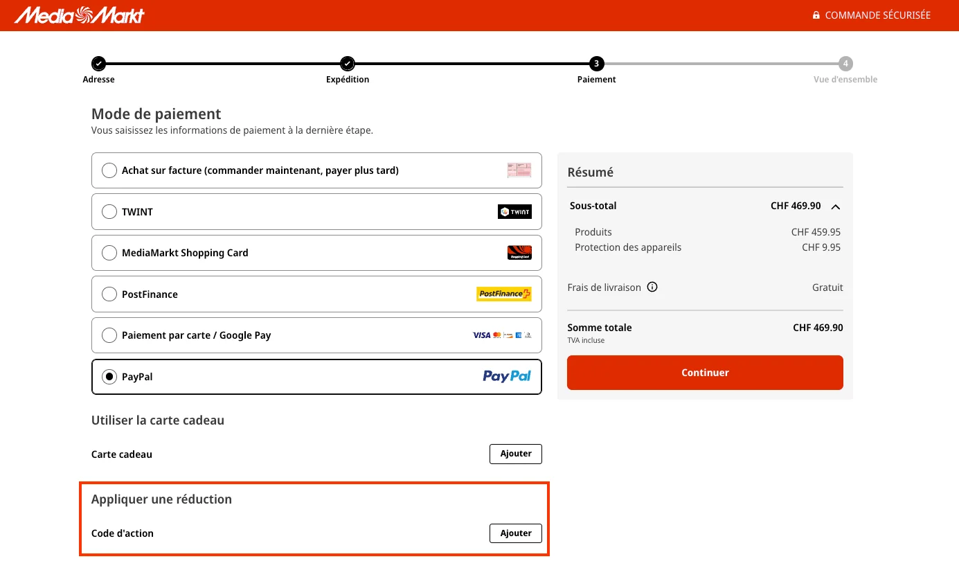 Comment utiliser le code promo ? - Media Markt