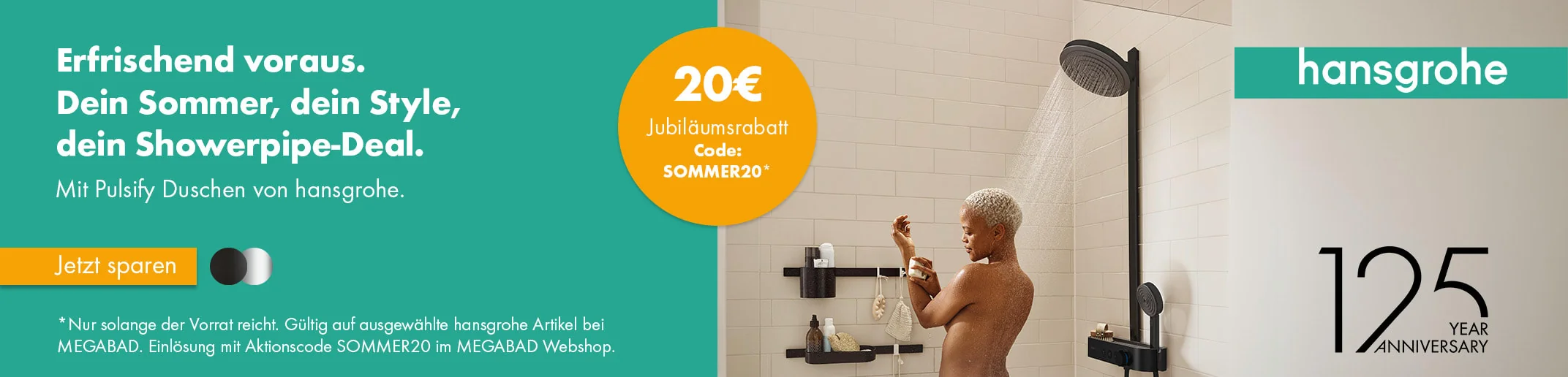 Preuve du coupon - Megabad - Code promo Megabad : [[20€ de réduction]] sur la sélection Hansgrohe