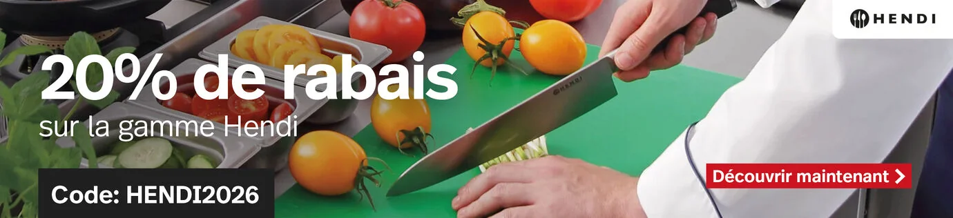 Preuve du coupon - nettoshop - Code promo Nettoshop : [[20% de rabais]] sur la gamme Hendi
