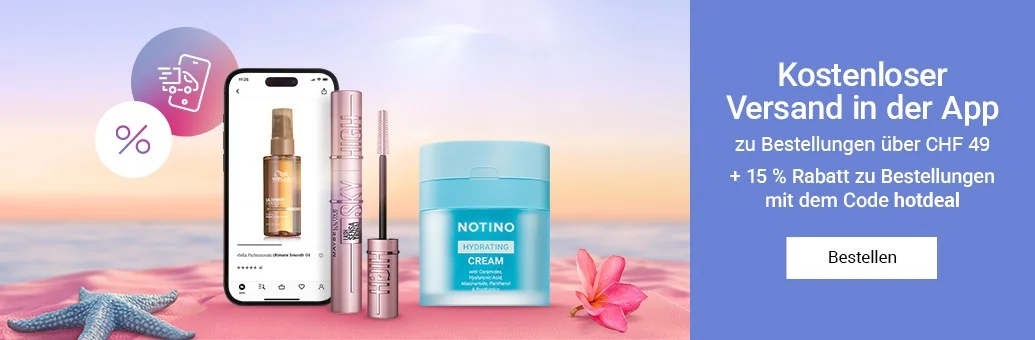 Preuve du coupon - Notino - Notino promotion : [[15% de réduction]] sur commandes dès CHF49