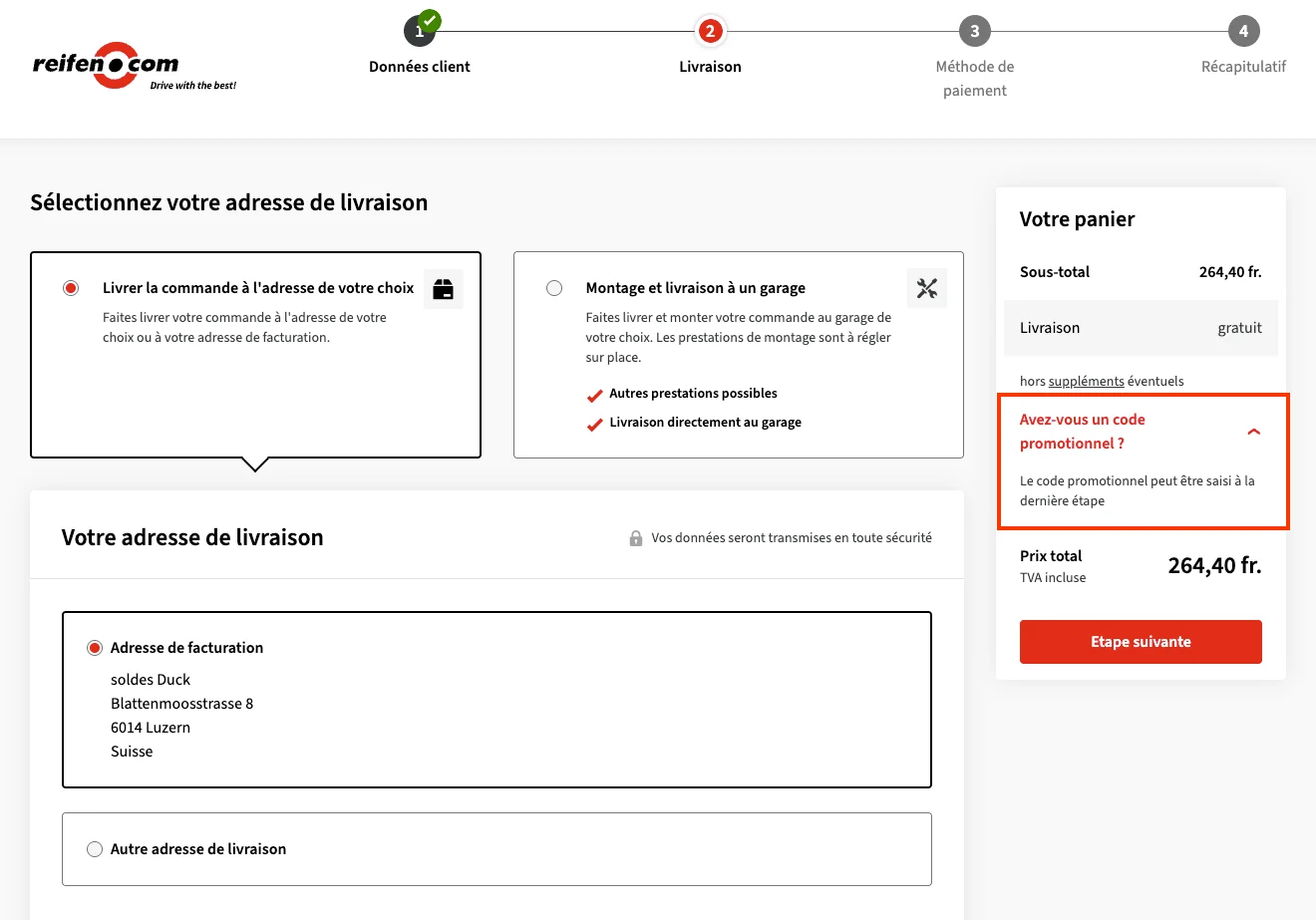 Comment utiliser le code promo ? - Reifen.com